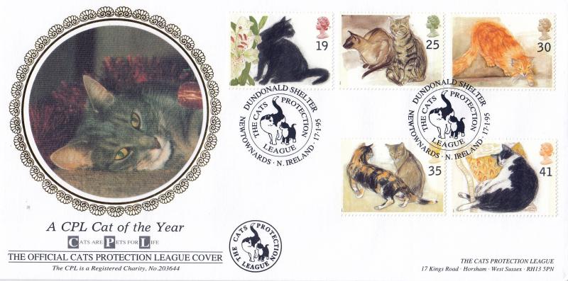 1995 (01) Cats - Benham 'Cats Protection League (Newtownards) Official