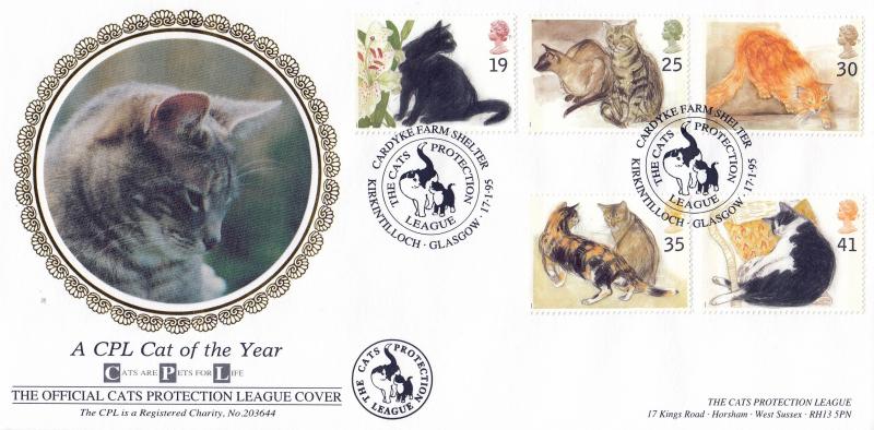 1995 (01) Cats - Benham 'Cats Protection League (Kirkintilloch) Official