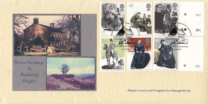 2005 (02) Jane Eyre (Stamps) - Privately Produced 'Lord' Cover - Haworth H/S