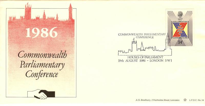 1986 (08) Parliamentary Conference - Bradbury LFDC 54 Official