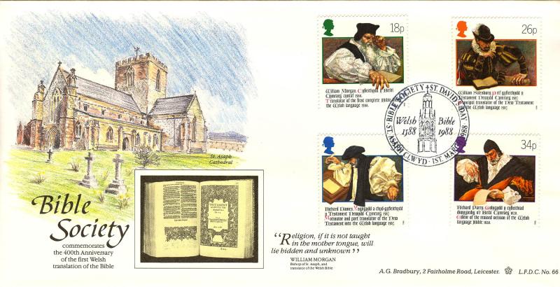 1988 (03) Welsh Bible - Bradbury LFDC 66 Official