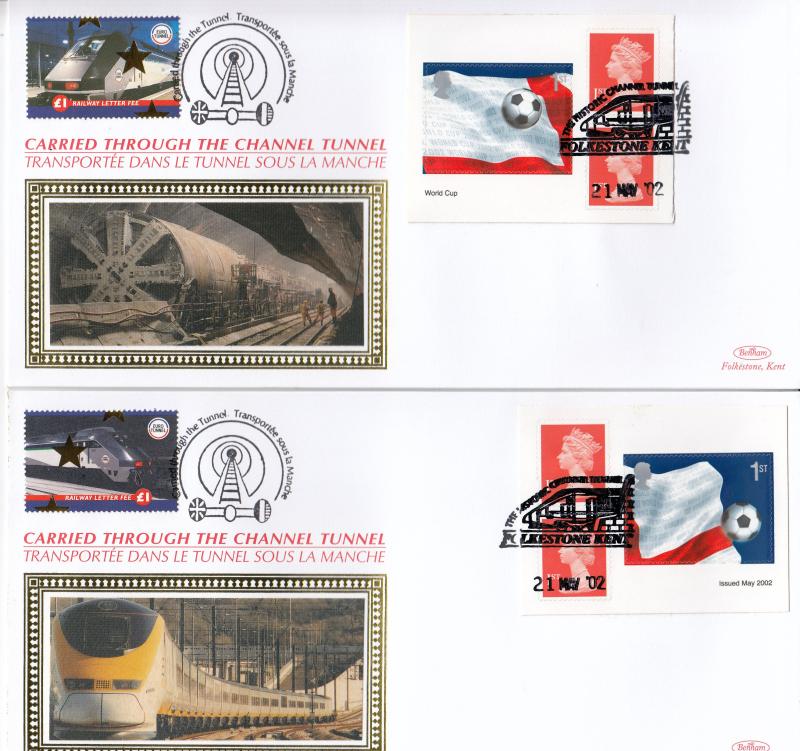 2002 (05) World Cup (NVI Book) - Benham 'Through The Channel Tunnel' Official (Pr)