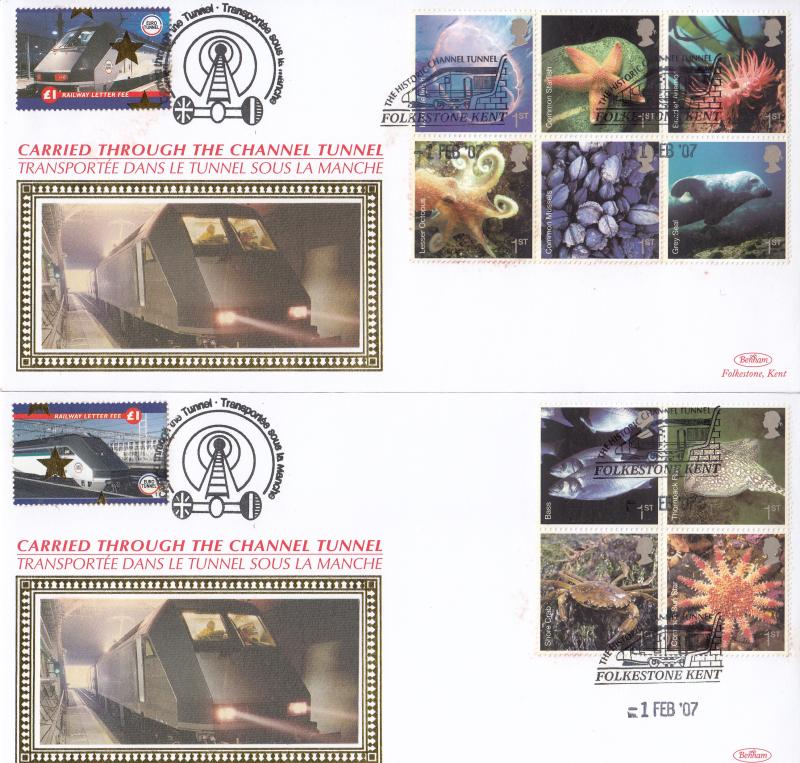2007 (02) Sea Life - Benham 'Through The Channel Tunnel' Official's (Pr)