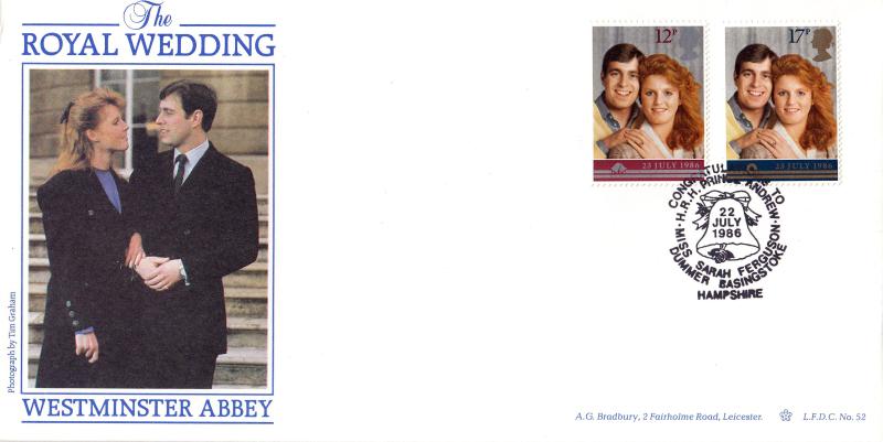 1986 (07) Wedding - Bradbury LFDC 52 Special - Congratulations, Dummer H/S