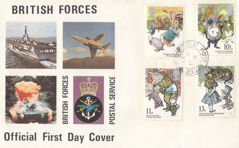 1979 (07) Year Of The Child - BFPS Cover - Field Post Office 1006 CDS