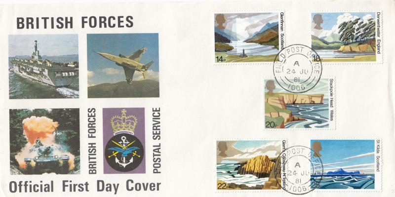 1981 (06) National Trust - BFPS Cover - Field Post Office 1006 CDS