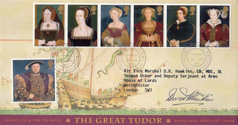 1997 (01) Tudor's - RM - House of Lords CDS + Signed by Air Vice Marshall Hawkins