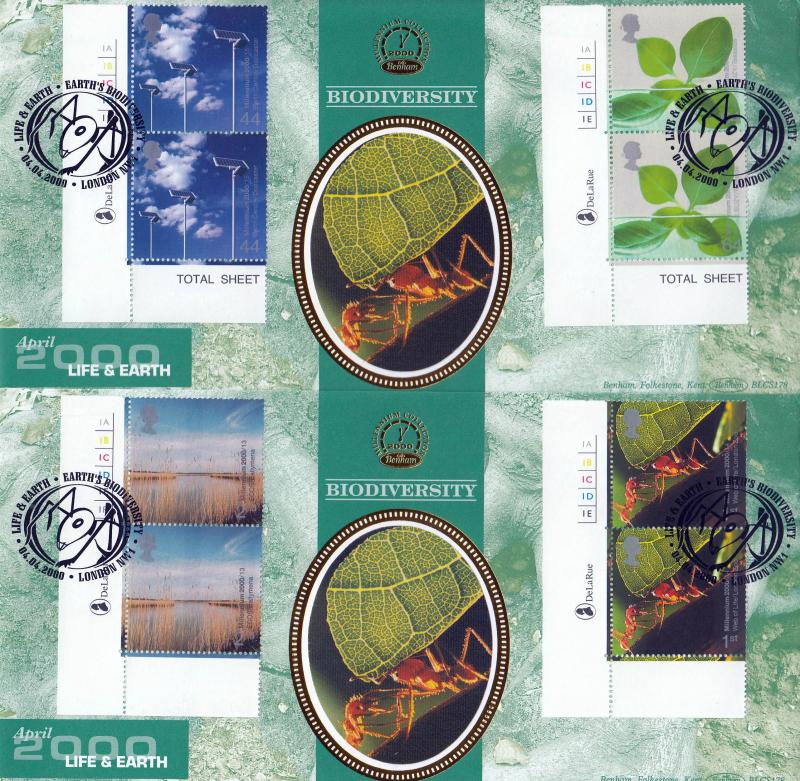 2000 (04) Life & Earth - Benham BLCS 178 London NW1 Official's (Pr) - CYL No Marginal Pairs