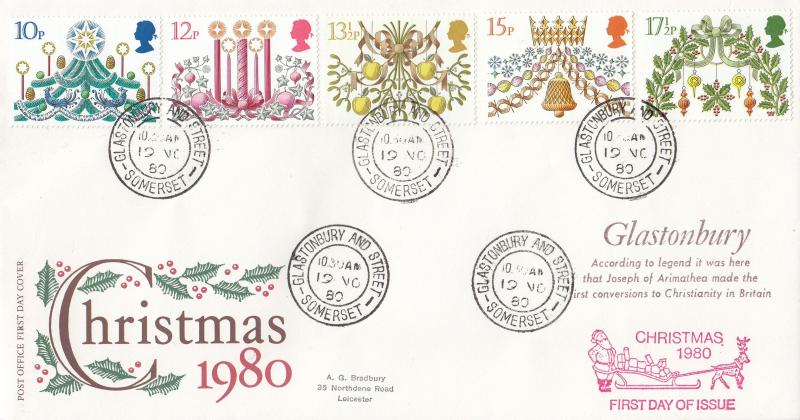 1980 (11) Christmas - PO - Glastonbury and Street CDS
