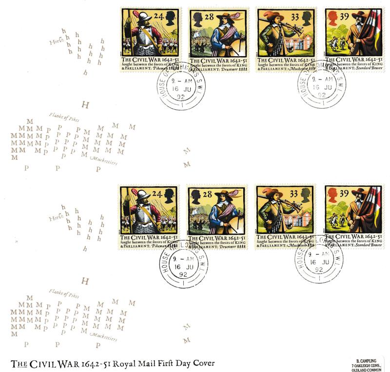 1992 (06) Civil War - RM (Pair) - House of Commons & House of Lords CDS's