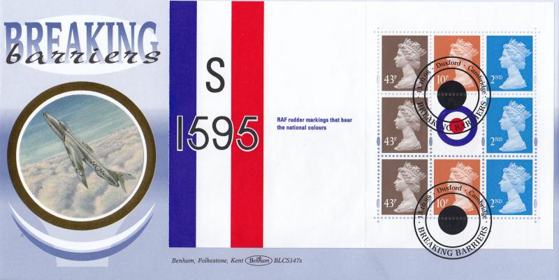 1998 (10) Breaking Barriers PSB - Benham BLCS 147 Set of Four - Four Covers, Four Different H/S's