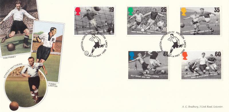 1996 (05) Football Legends - Bradbury 'Preston North End' Official