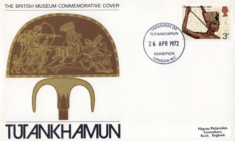 1972 (04) Anniversaries - British Museum Tutankhaman Official - 3p only