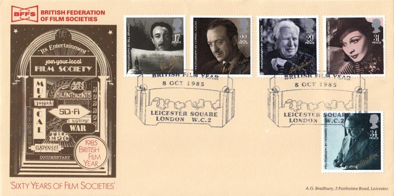 1985 (10) Films - Bradbury 'BFFS' cover - Leicester Square H/S