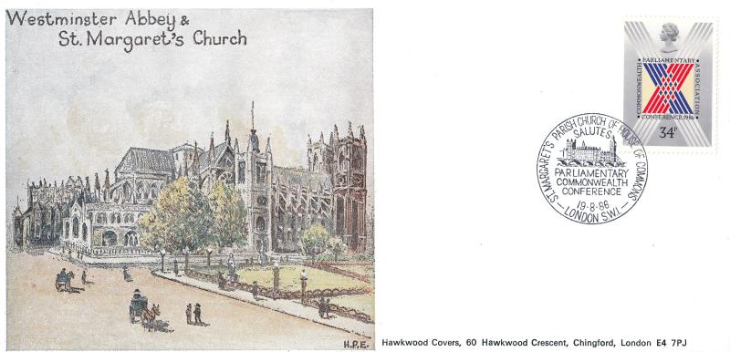 1986 (08) Parliamentary Conference - Hawkwood 'St Margaret's Parish Church' Official