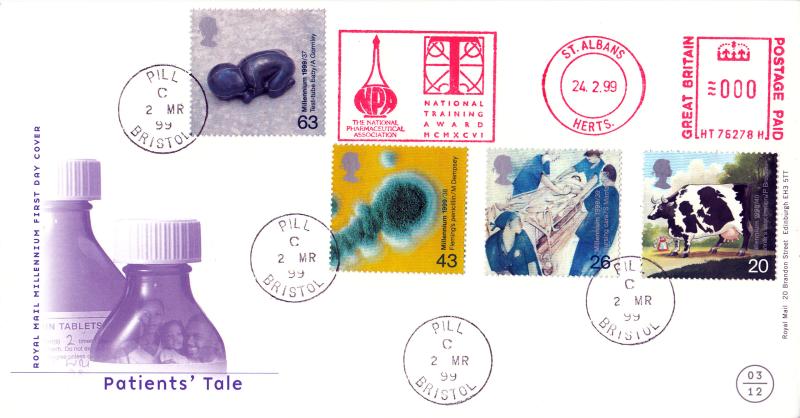 1999 (03) Patients - RM - Pill CDS + National Pharmaceutical Association Meter Mark (With it's Date Error)