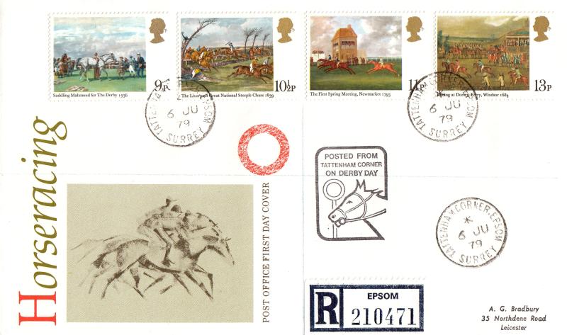 1979 (06) Horses - PO - Tattenham Corner CDS