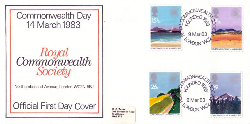 1983 (03) Commonwealth - David Taylor 'Royal Commonwealth Society' Official