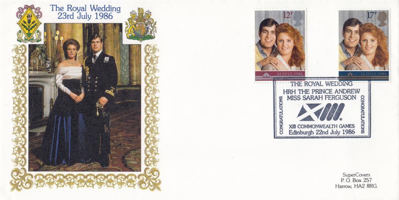 1986 (07) Wedding - DGT 'Supercovers' (Formal Pose) Commonwealth Games Official