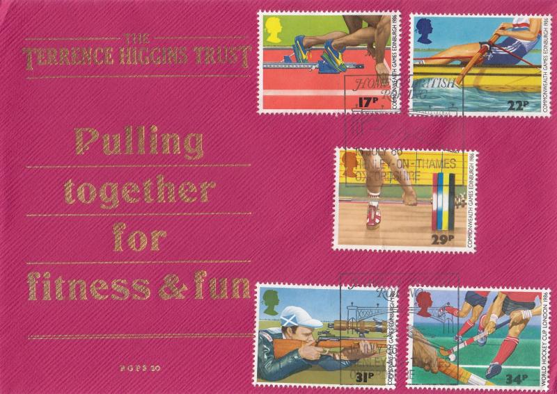 1986 (07) Sports - Terrence Higgins Trust Cover - British Rowing, Henley on Thames H/S