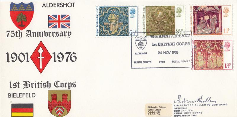 1976 (11) Christmas - Forces 1st British Corps, Aldershot BF1901PS Official