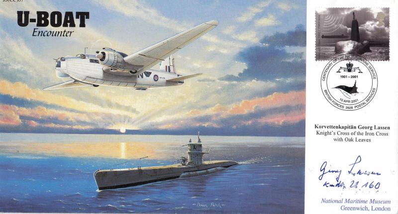 2001 (04) Submarines - Forces JS(CC)67 RNSS, BF2628PS Official (s) - Signed Kapitan Georg Lassen