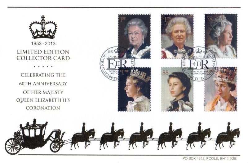 2013 (06) Coronation 60th Anniversary - Westminster 'Special' Collectors Card - EIIR, Westminster H/S