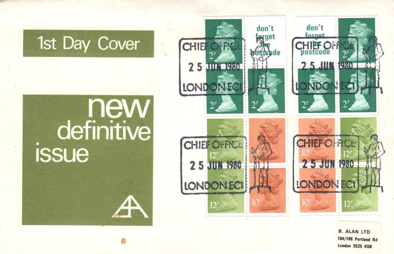 1980 (06) 50p Chambon Press Booklet - B Alan Cover - Chief Office London EC1 H/S