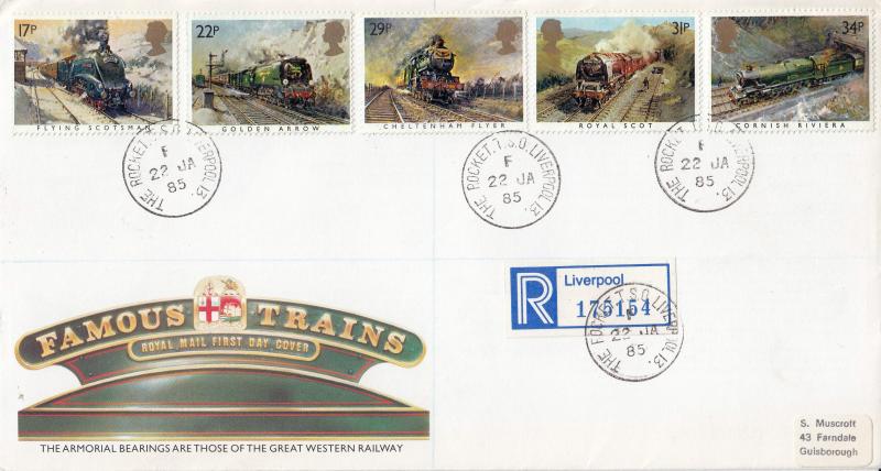 1985 (01) Famous Trains - RM - The Rocket CDS