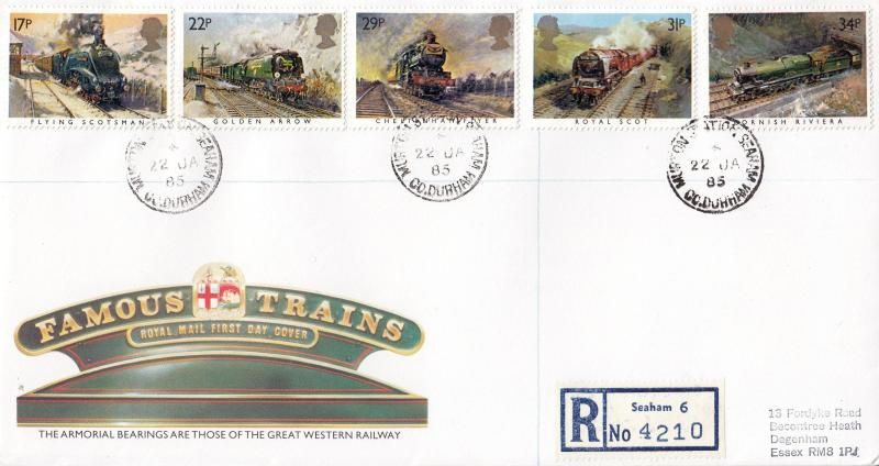 1985 (01) Famous Trains - RM - Murton Station CDS