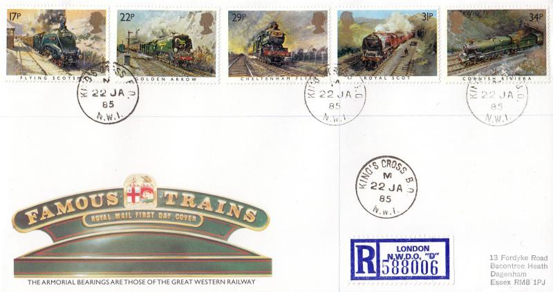 1985 (01) Famous Trains - RM - King's Cross CDS