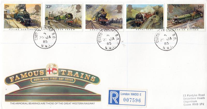 1985 (01) Famous Trains - RM - Euston Centre CDS