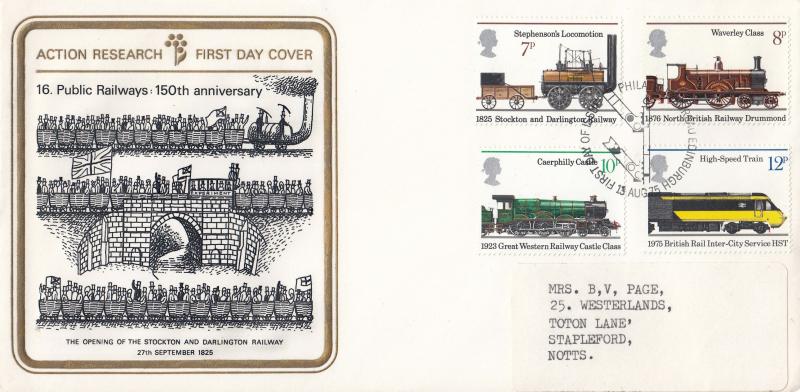 1975 (08) Railways - Action Research Cover - Edinburgh H/S