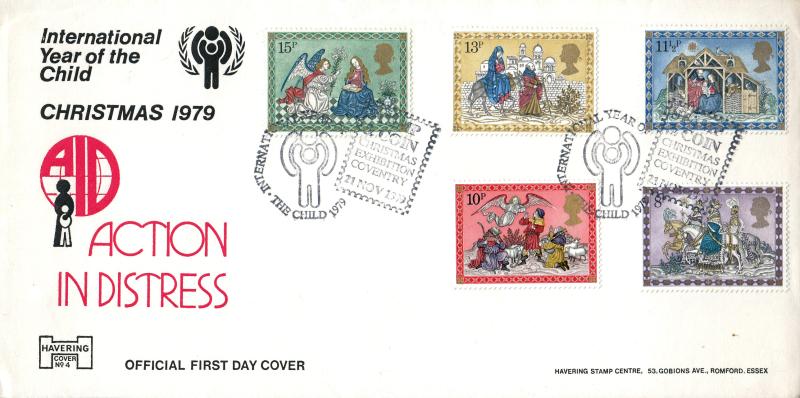 1979 (11) Christmas - Havering - Stamp & Coin Exhibition, Coventry H/S