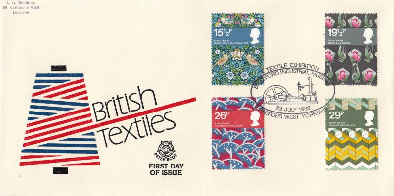 1982 (07) Textiles - Peter Scot 'Bradford Industrial Museum' Official