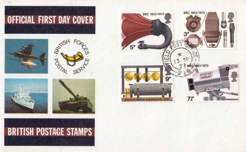 1972 (09) BBC - Forces BFPS cover - Field PO 246 CDS