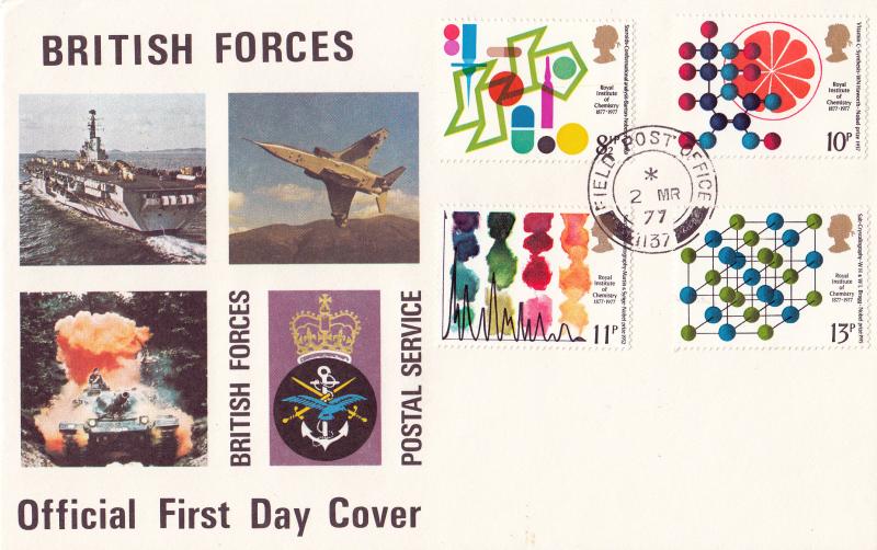 1977 (03) Chemistry - Forces BFPS cover - Field PO 1137 CDS
