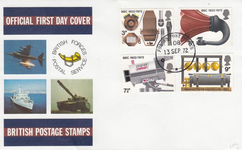 1972 (09) BBC - Forces BFPS Cover - Forces PO 108 CDS