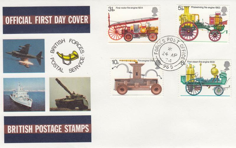 1974 (04) Fire Services - Forces BFPS Cover - Forces PO 965 CDS