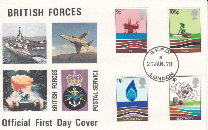 1978 (01) Energy - Forces BFPS Cover - BFPO London 3 CDS