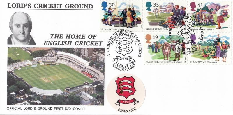 1994 (08) Summertime - SP (Stamp Publicity) Tribute to Lords Official (Essex)
