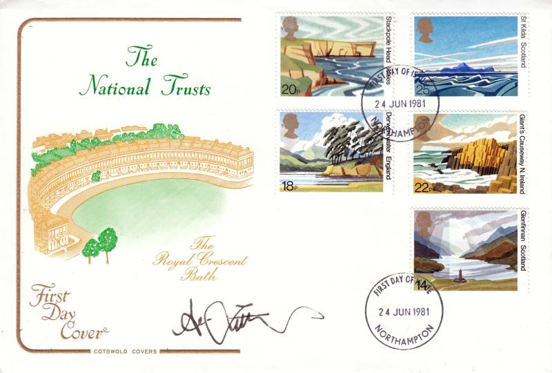 1981 (06) National Trust - Cotswold - Northampton FDI - Signed by Alan Titchmarsh