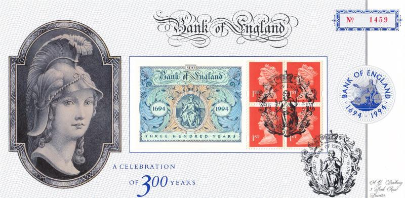 1994 (07) Bank  of England Label - Bradbury Official