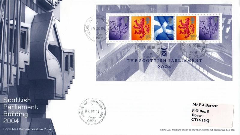 2004 (10) Scottish Parliament - RM - House of Commons OPERATIONAL CDS