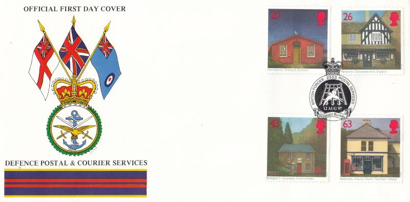 1997 (08) Sub Post Offices - Defence Postal & Courier Services BFPS Official