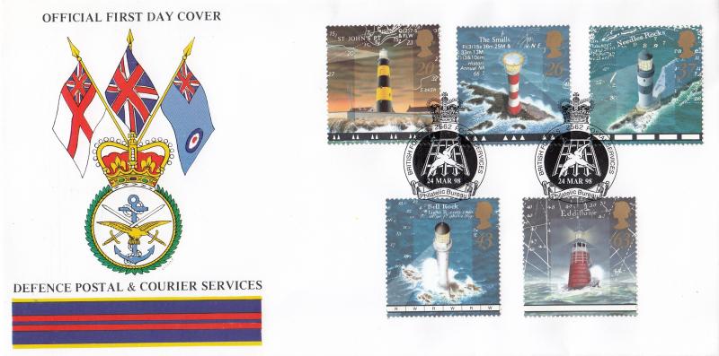 1998 (03) Lighthouses - Defence Postal & Courier Services BFPS Official