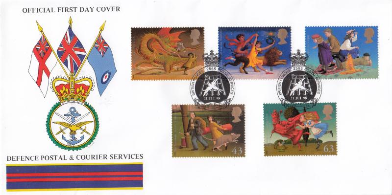 1998 (07) Magical Worlds - Defence Postal & Courier Services BFPS Official
