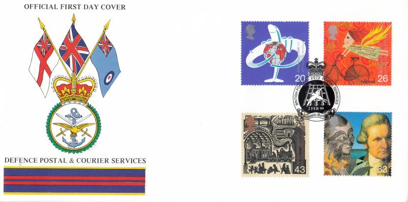1999 (02) Travellers - Defence Postal & Courier Services BFPS Official