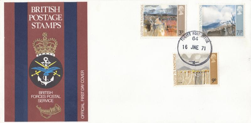 1971 (06) Ulster - British Forces Postal Service Cover - Forces PO 64 CDS