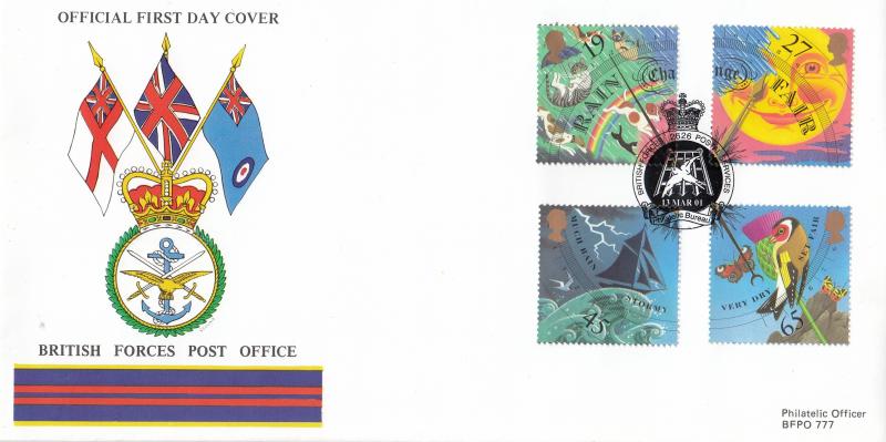 2001 (03) Weather (Stamps) - British Forces Post Official Official